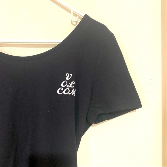 VOLCOM black ANIMAL HOUR mini DRESS size S - Picture 4 of 10